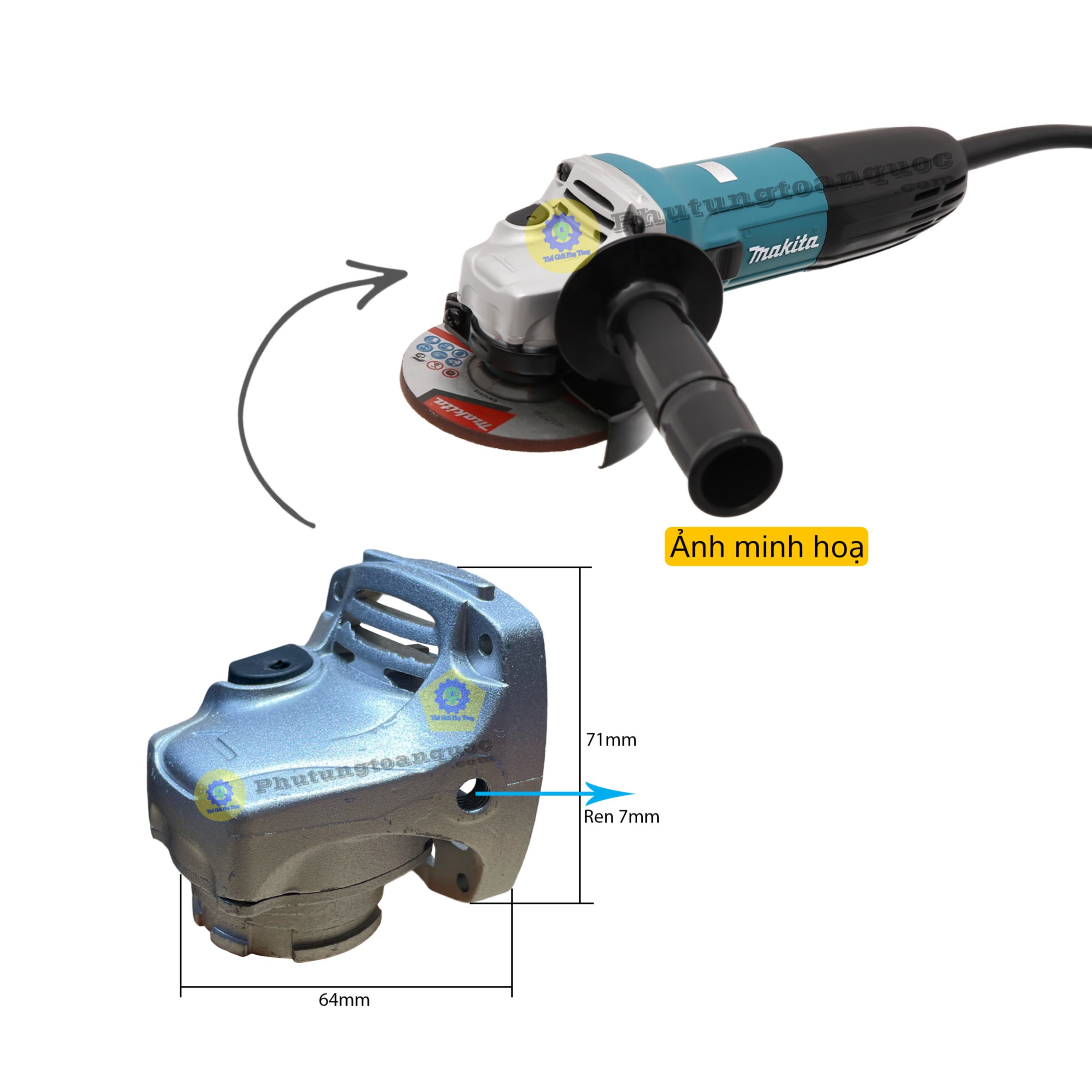 đầu nhôm máy mài 4030 (2)