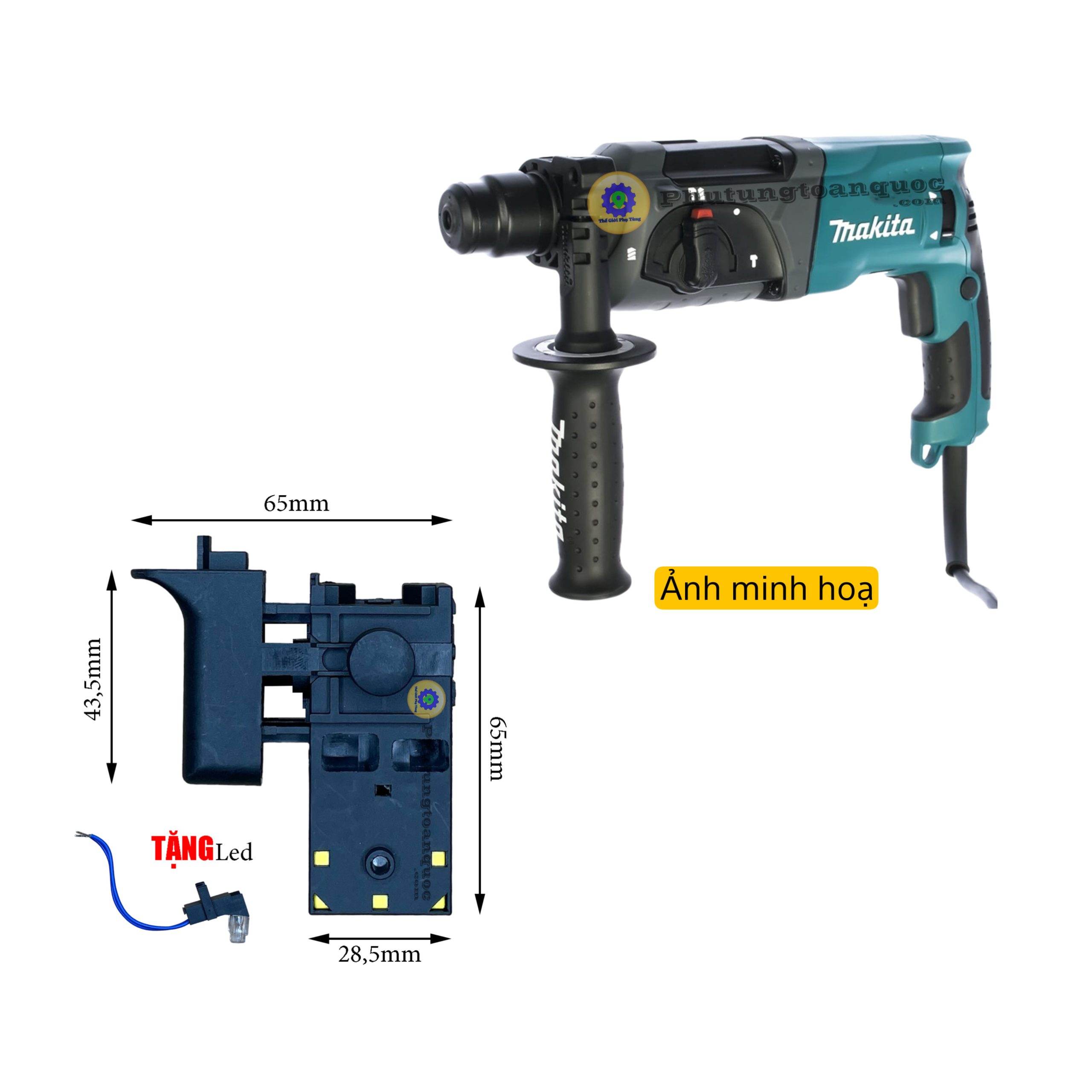 công tắc máy khoan makita 2470 (1)