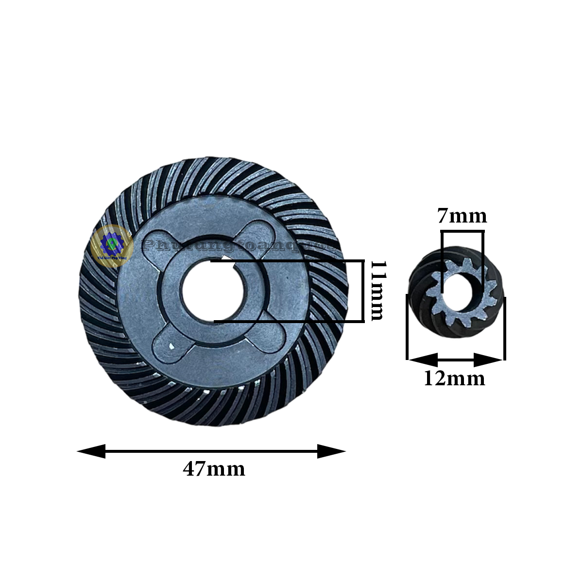 Bánh răng máy mài hitachi 100mm (3)