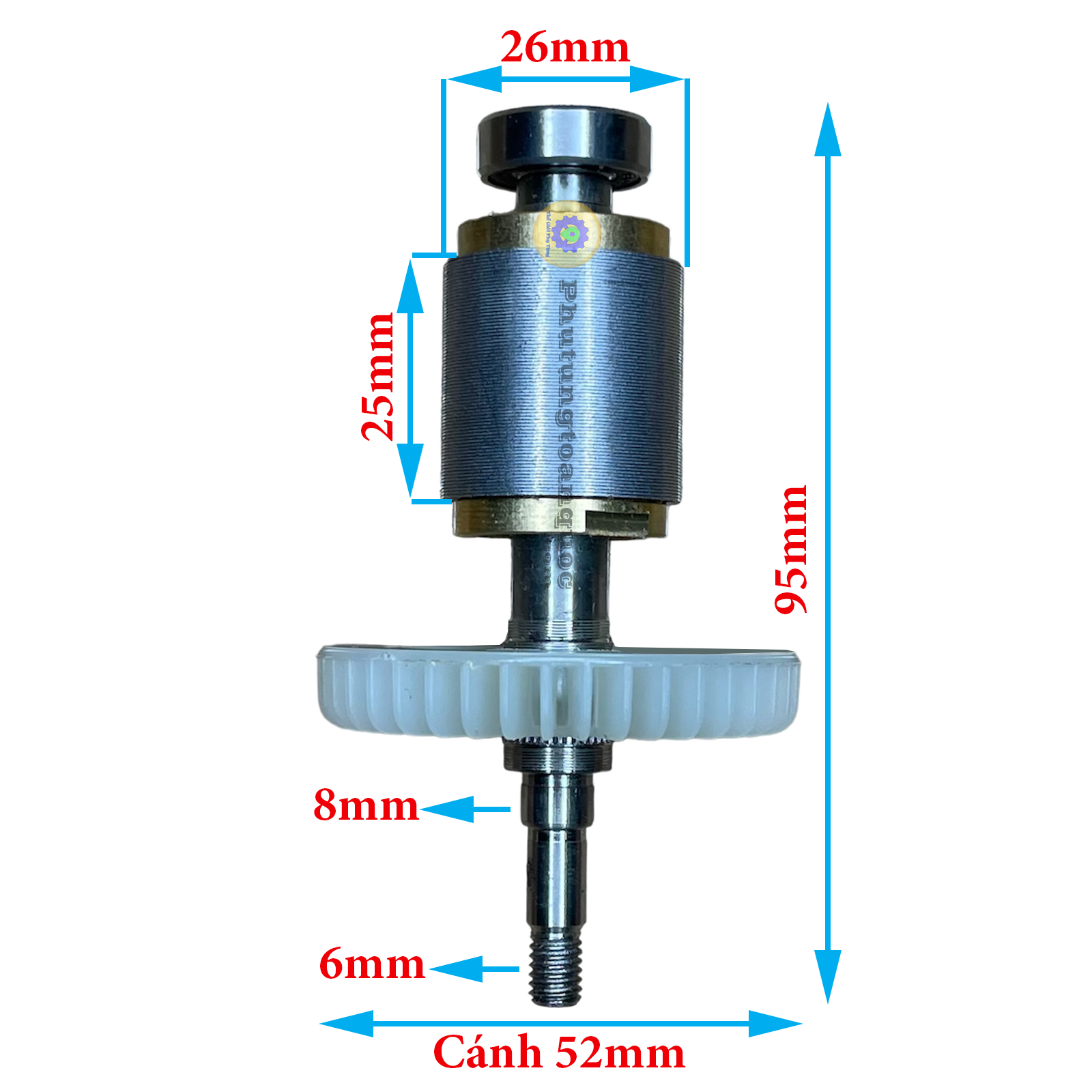 Motor máy mài pin ko chổi than (3)