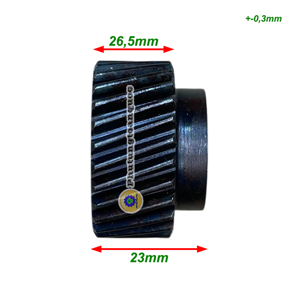 Bánh răng đục 14mm 27 răng 4 rãnh (5)